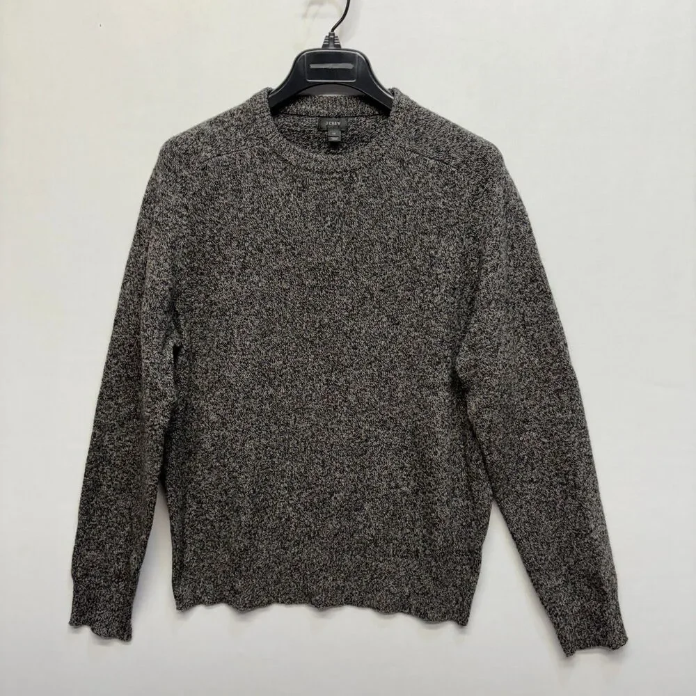 J. Crew Men 100% Lambswool Sweater Size Medium Crew Neck C120 -29